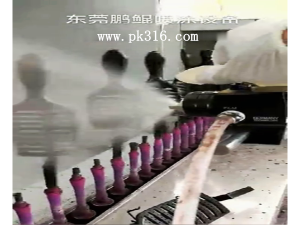 化妝瓶自動噴涂流水線 (2)