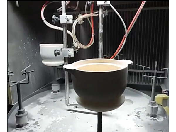陶瓷砂鍋自動噴涂解決方案