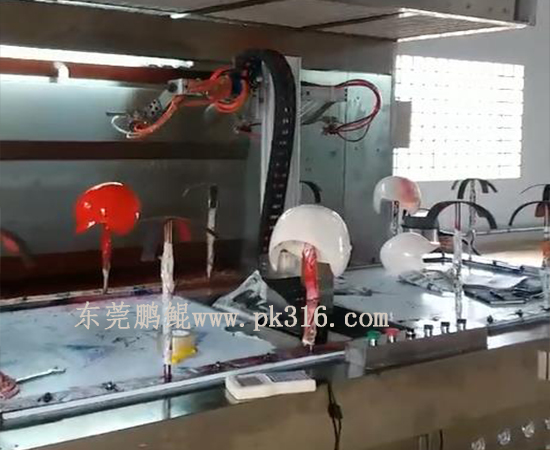 安全頭盔自動噴漆設備 (2)