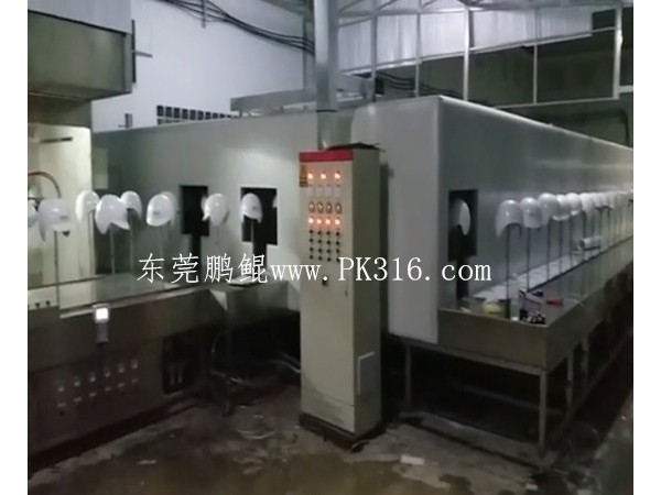 軍盔UV自動(dòng)噴涂生產(chǎn)線