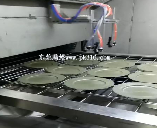 搪瓷餐具噴漆線1