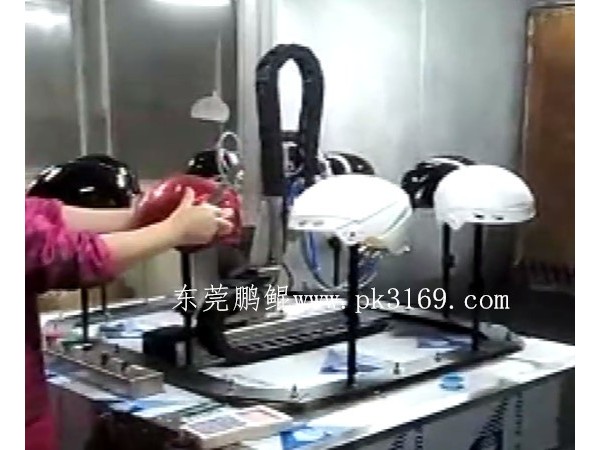 騎行頭盔自動噴涂設(shè)備