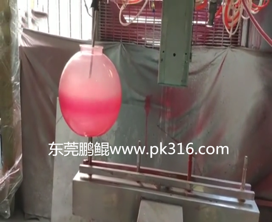 玻璃燈罩自動噴漆機.