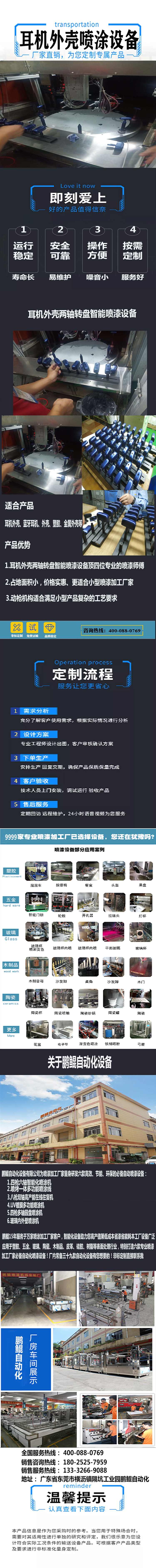 耳機(jī)外殼兩軸轉(zhuǎn)盤智能噴漆設(shè)備