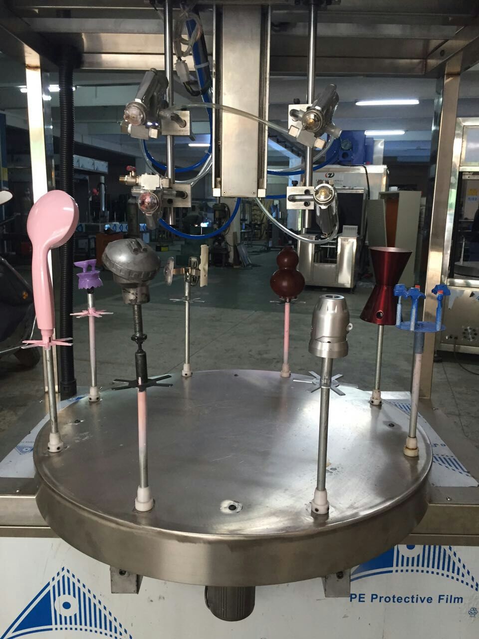 玻璃工藝品轉(zhuǎn)盤外噴機