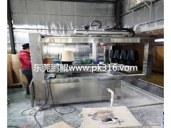 垃圾桶自動(dòng)噴涂機(jī)器