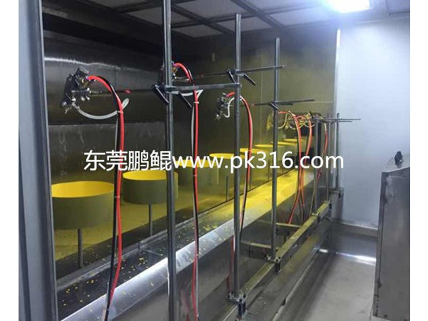 小型電飯鍋內(nèi)膽噴漆設備