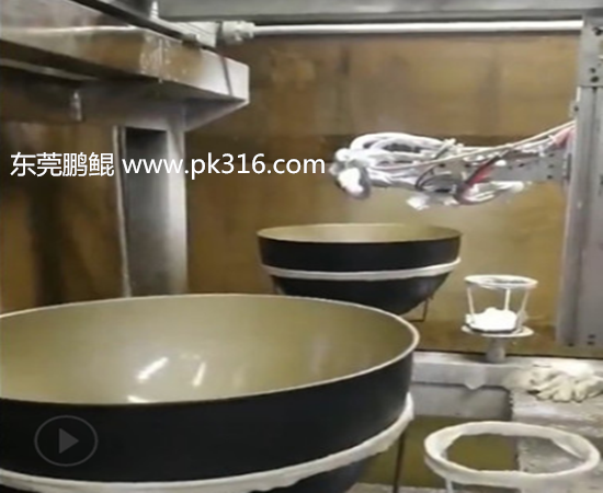 燈罩自動噴漆機..